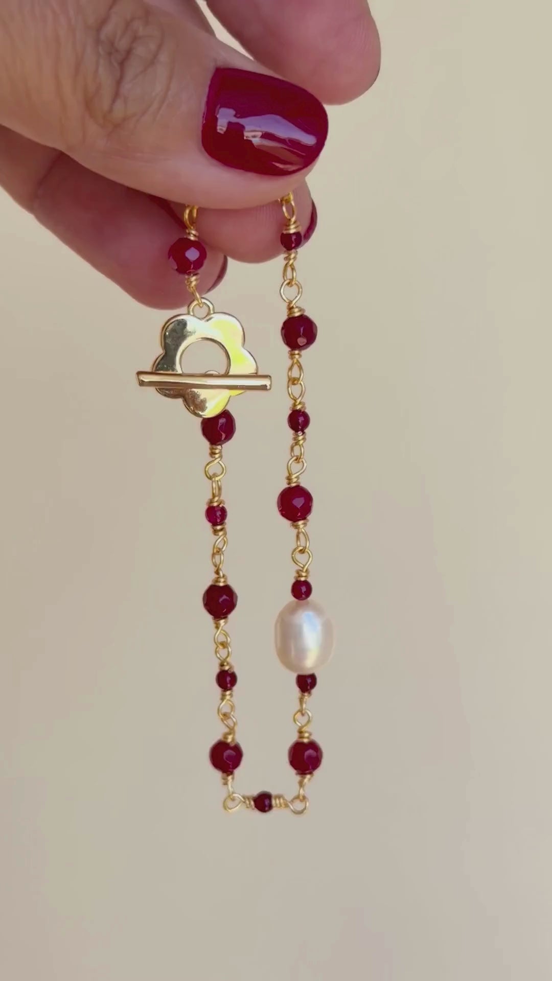 Pulsera Ágata Enkadenadas – Entorchada enPerla de Río Blanca, Joyería Artesanal Hecha a Mano